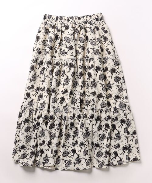 Jayro（ジャイロ）の「花柄フレアスカート（スカート・レディース・ブラック/グリーン/キナリ・FREE）」の21枚目の写真