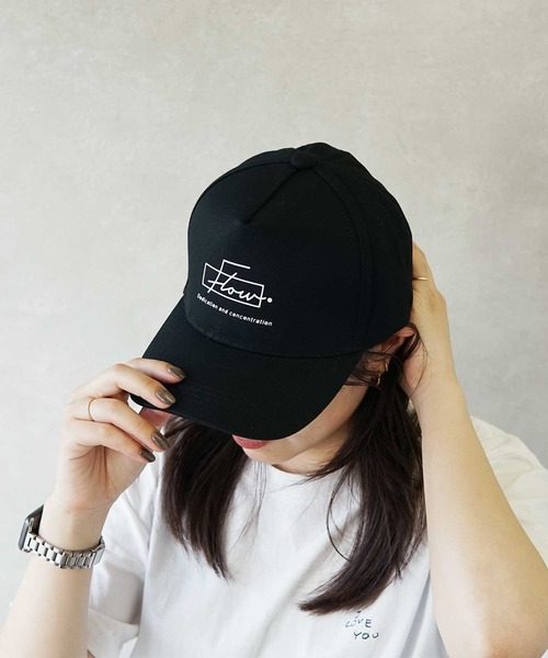 BAYBLO（ベイブロ）の「(KS)FLOW 立体プリントキャップ（キャップ・メンズ・ブラック×ブラック/ブラック×ホワイト/ブラック×ゴールド・FREE）」の2枚目の写真