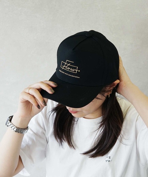 BAYBLO（ベイブロ）の「(KS)FLOW 立体プリントキャップ（キャップ・メンズ・ブラック×ブラック/ブラック×ホワイト/ブラック×ゴールド・FREE）」の18枚目の写真