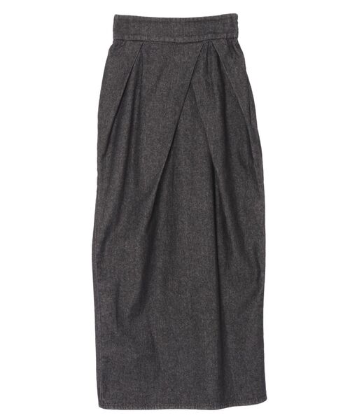 LAGUNAMOON（ラグナムーン）の「コクーンデニムスカート（デニムスカート・レディース・ホワイト/ブラック・SMALL/MEDIUM）」の17枚目の写真