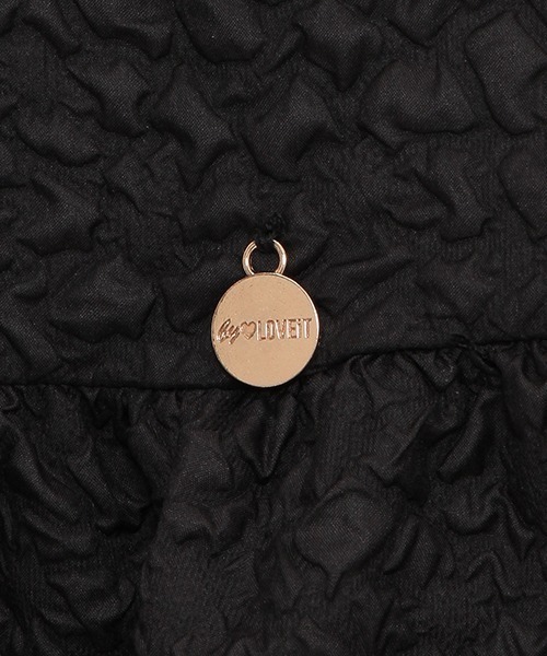 by LOVEiT（バイラビット）の「バルーンスリーブチュニック（チュニック・キッズ・ブラック/オフホワイト・120cm/130cm/140cm/150cm/160cm）」の12枚目の写真