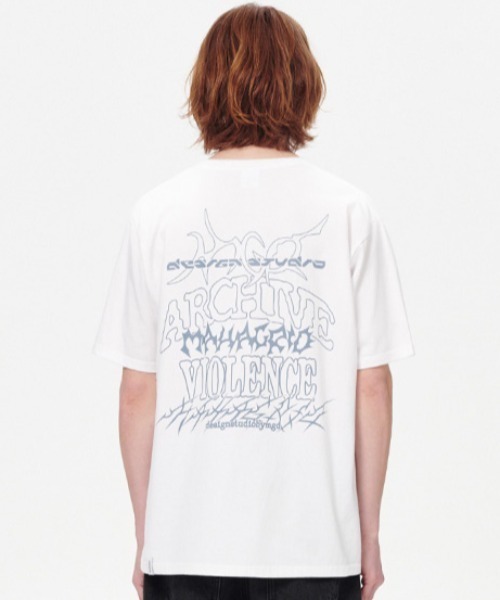 [ MAHAGRID]★25SS★韓国人気★HERE NOW STRIPE TEE HERE NOW STRIPE TEE - mahagrid | 60% - Asian Fashion Online
