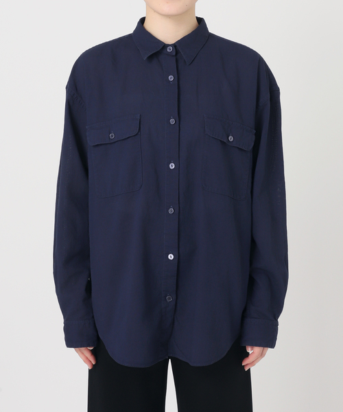 AP STUDIO（エーピーストゥディオ）の「ガーメントダイシャツ（シャツ/ブラウス・レディース・グレー系その他/ブラック/コバルトブルー・FREE）」の19枚目の写真