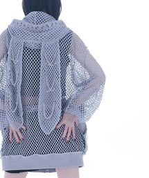 レフレム うさ耳メッシュZIPパーカー REFLEM（レフレム）の「『REFLEM/レフレム』うさ耳メッシュZIP