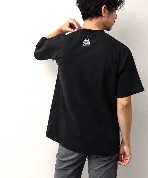 Cape HEIGHTS（ケープハイツ）の「【Cape HEIGHTS/ケープハイツ】別注リフレクターTシャツ（Tシャツ/カットソー・メンズ・ブラック/ホワイト・L/M）」の2枚目の写真