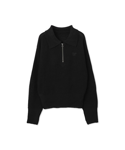 Ada.(エイダ)の「<Peachyyouth × Ada.>袖口2WAY ハーフジップ サマーニット(ニット/セーター・レディース・ブラック/ホワイト/ネイビー・FREE)」の22枚目の写真