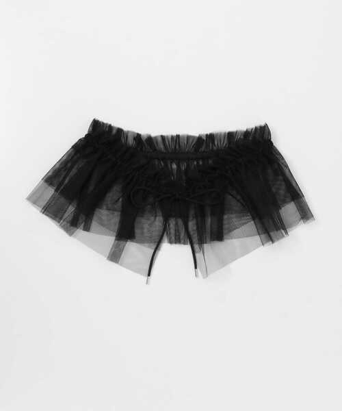 KBF（ケイビーエフ）の「マルチWAYチュールつけ襟（その他小物・レディース・アイボリー/ブラック/グレー・ONE）」の21枚目の写真