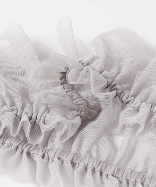 KBF（ケイビーエフ）の「マルチWAYチュールつけ襟（その他小物・レディース・アイボリー/ブラック/グレー・ONE）」の17枚目の写真