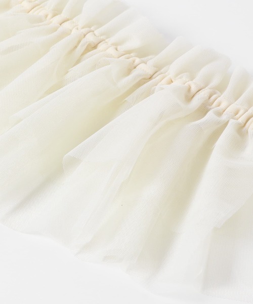 KBF（ケイビーエフ）の「マルチWAYチュールつけ襟（その他小物・レディース・アイボリー/ブラック/グレー・ONE）」の16枚目の写真