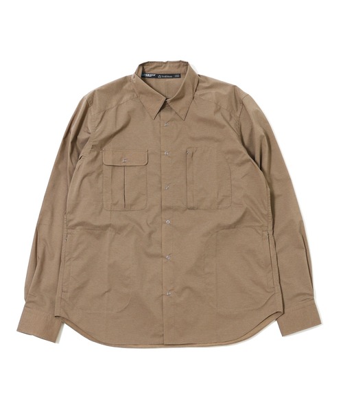 TRAIL BUM(トレイルバム)の「NITTY GRITTY SHIRTS EQUILIBRIUM/ ニッティーグリッティ シャツ エクィリブリウム(シャツ/ブラウス・メンズ・チャコールグレー/ライトブラウン/ブルー系その他・SMALL/LARGE/MEDIUM)」の14枚目の写真