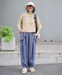 niko and... | FINEリネンタックサスパンツ(その他パンツ)