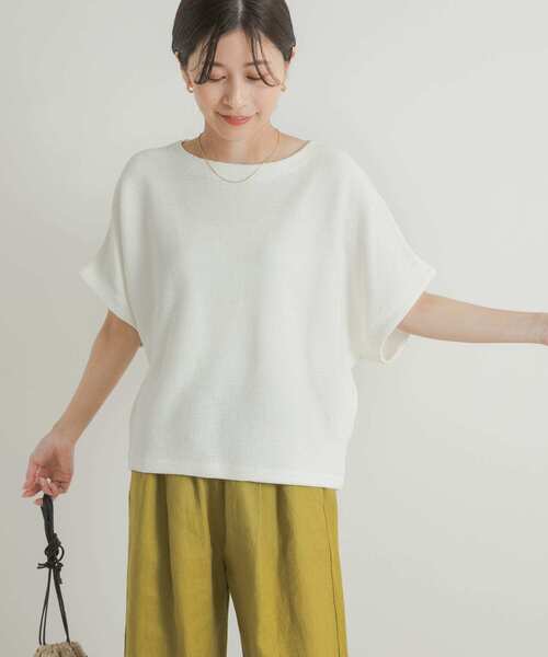 URBAN RESEARCH DOORS(アーバンリサーチドアーズ)の「ヨコアゼタックプルオーバー(Tシャツ/カットソー・レディース・ミント/ネイビー/オフホワイト・MEDIUM)」の10枚目の写真
