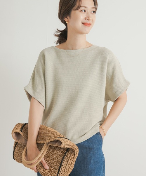 URBAN RESEARCH DOORS(アーバンリサーチドアーズ)の「ヨコアゼタックプルオーバー(Tシャツ/カットソー・レディース・ミント/ネイビー/オフホワイト・MEDIUM)」の17枚目の写真