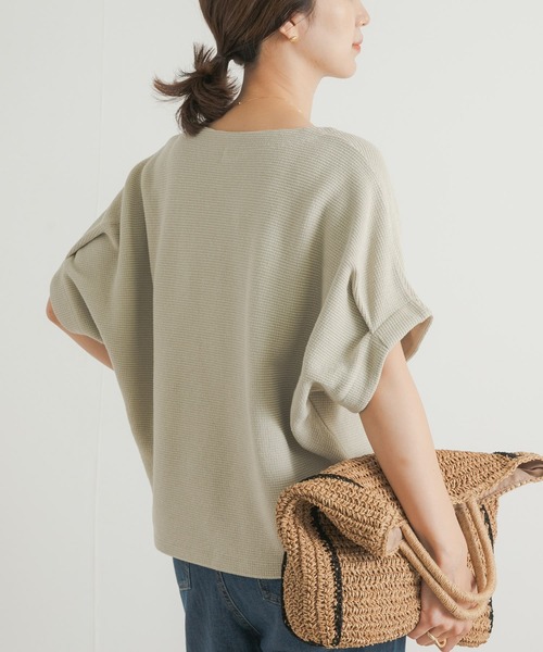 URBAN RESEARCH DOORS(アーバンリサーチドアーズ)の「ヨコアゼタックプルオーバー(Tシャツ/カットソー・レディース・ミント/ネイビー/オフホワイト・MEDIUM)」の21枚目の写真