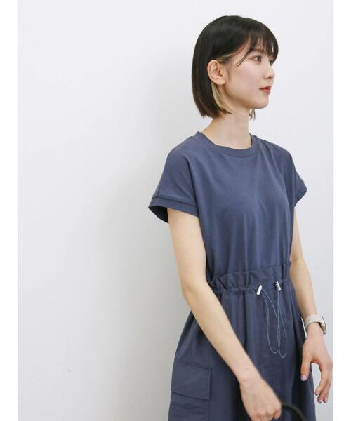 RMKさん専用qbag moeとBONLECILLブラウス Samansa Mos2 blue（サマンサモスモスブルー）の「異素材ドッキング