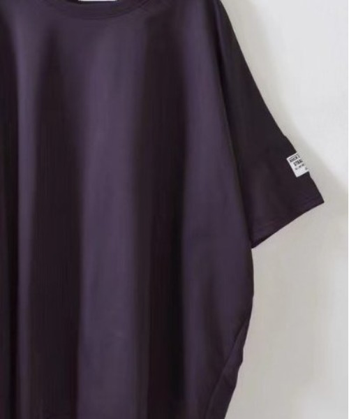 COMON+(コモンプラス)の「ドルマンスリーブロング丈オーバーサイズTシャツ(Tシャツ/カットソー・レディース・オレンジ/ブラック/カーキ/グレー・FREE)」の15枚目の写真