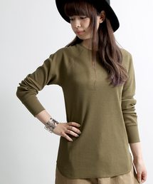 WEGO | WEGO/ワッフルラウンドTシャツ(Tシャツ/カットソー)