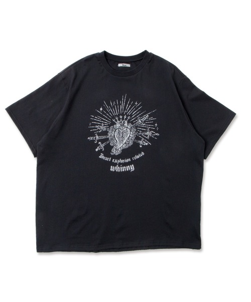 Whinny(ホワイニー)の「Whinny/きらびやかなメンヘラっち(Tシャツ/カットソー・レディース・サックスブルー/ブラック/ホワイト・FREE)」の16枚目の写真