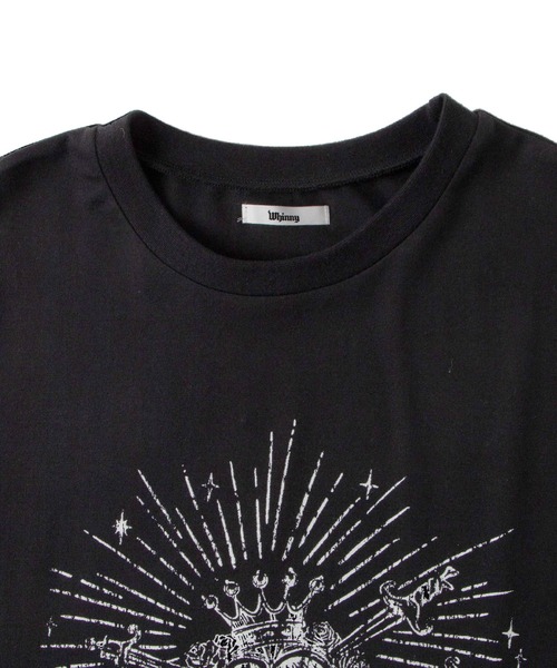 Whinny(ホワイニー)の「Whinny/きらびやかなメンヘラっち(Tシャツ/カットソー・レディース・サックスブルー/ブラック/ホワイト・FREE)」の18枚目の写真