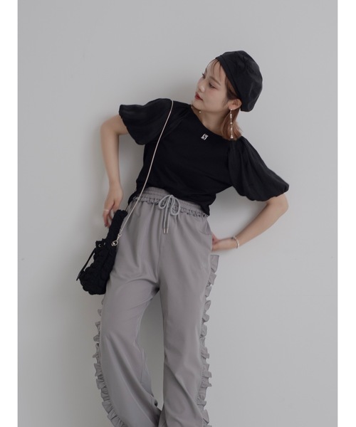 JUMELLE(ジュメロ)の「popcorn bag(ショルダーバッグ・レディース・ブラック/アイボリー・FREE)」の20枚目の写真