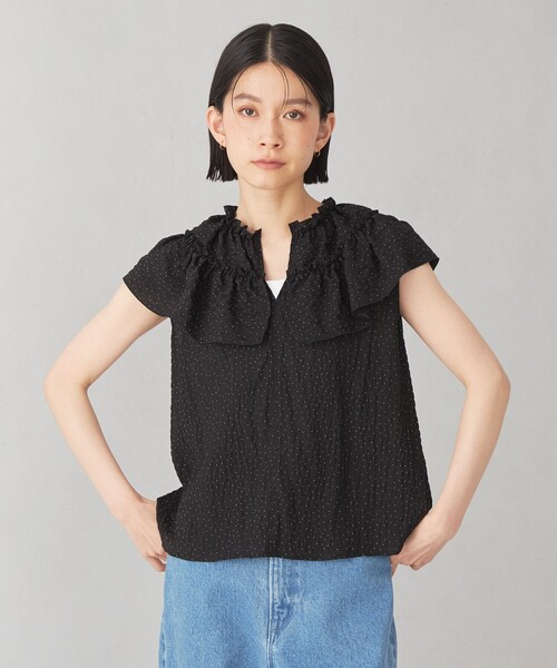 Drawer - em. エムドット  フリルブラウス　新品　完売品 EMMEL REFINES（エメルリファインズ）の「＜EMMEL REFINES＞EM