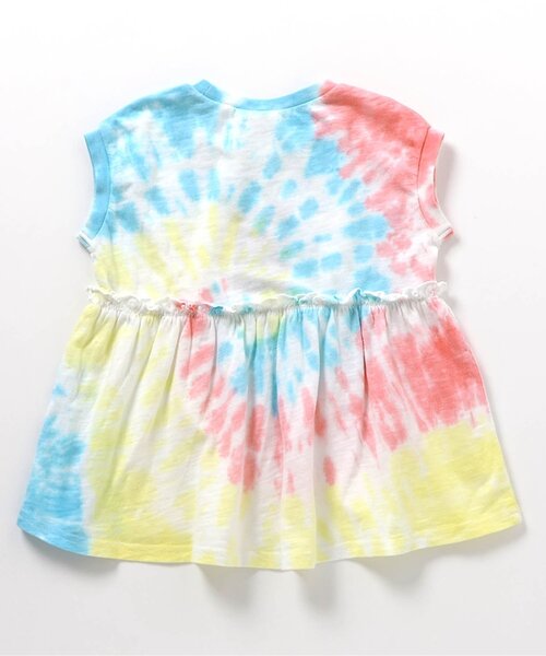 BREEZE(ブリーズ)の「【リンク】タイダイチュニック(チュニック・キッズ・ブルー/グリーン・100/140/130/120/110/90/80)」の7枚目の写真