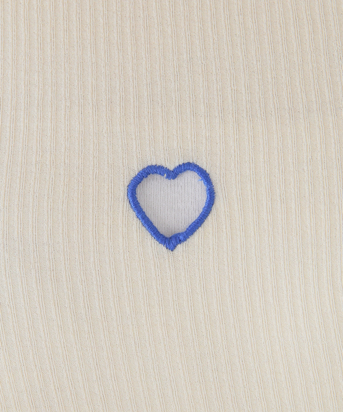 FRAMeWORK（フレームワーク）の「BASERANGE/ベースレンジ HEART TANK（タンクトップ・レディース・アイボリー・FREE）」の9枚目の写真