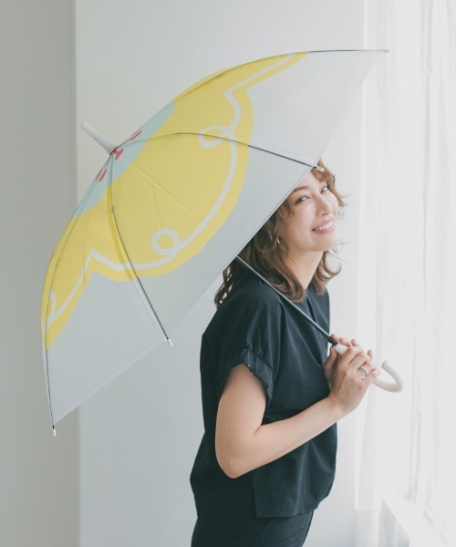 DONOBAN（ドノバン）の「ビニール傘（花柄）半透明（長傘・レディース・その他3/その他2/その他1・ONESIZE）」の3枚目の写真