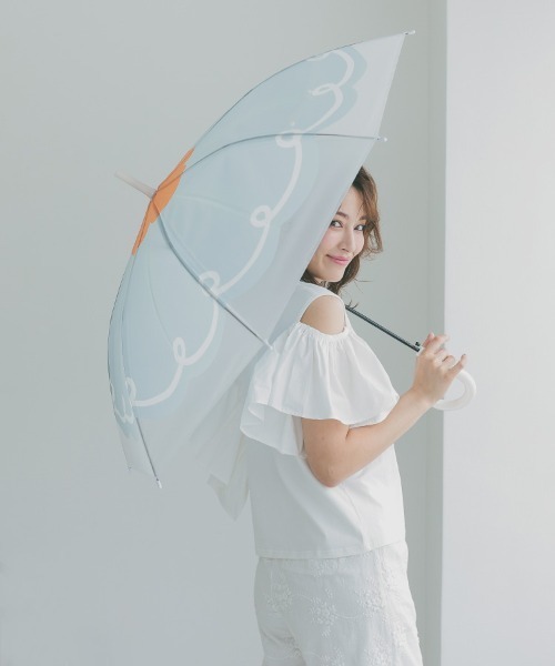 DONOBAN（ドノバン）の「ビニール傘（花柄）半透明（長傘・レディース・その他3/その他2/その他1・ONESIZE）」の4枚目の写真