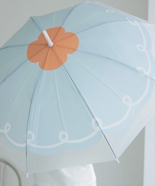 DONOBAN（ドノバン）の「ビニール傘（花柄）半透明（長傘・レディース・その他3/その他2/その他1・ONESIZE）」の5枚目の写真