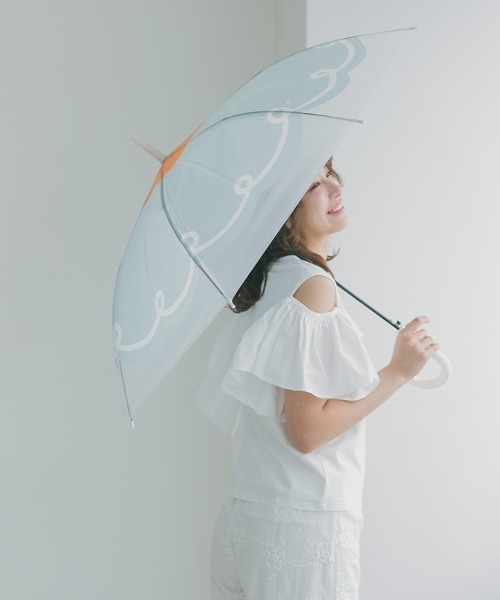 DONOBAN（ドノバン）の「ビニール傘（花柄）半透明（長傘・レディース・その他3/その他2/その他1・ONESIZE）」の6枚目の写真