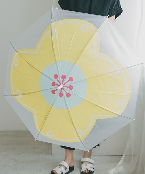 DONOBAN（ドノバン）の「ビニール傘（花柄）半透明（長傘・レディース・その他3/その他2/その他1・ONESIZE）」の8枚目の写真