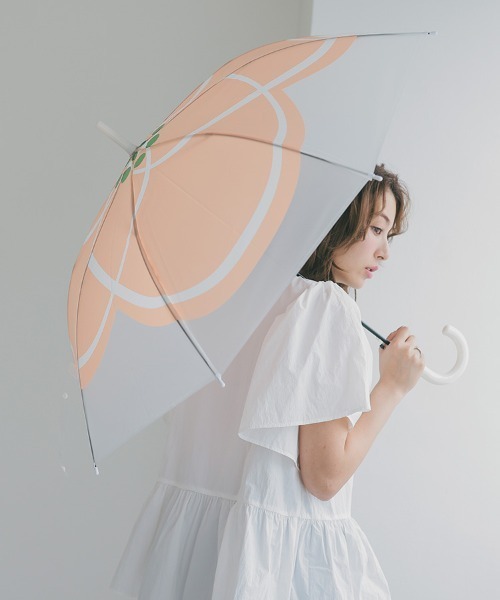 DONOBAN（ドノバン）の「ビニール傘（花柄）半透明（長傘・レディース・その他3/その他2/その他1・ONESIZE）」の12枚目の写真