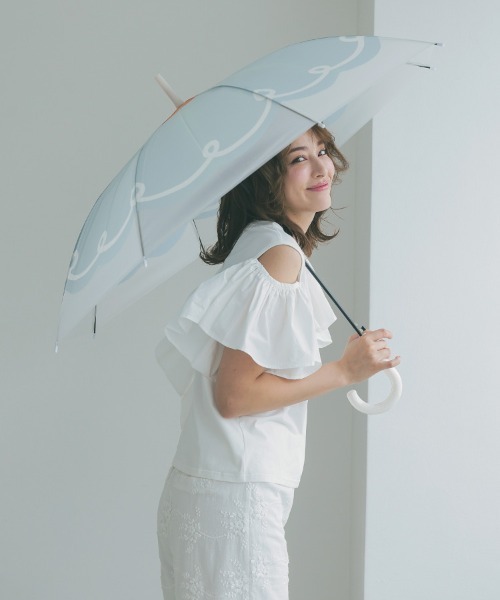 DONOBAN（ドノバン）の「ビニール傘（花柄）半透明（長傘・レディース・その他3/その他2/その他1・ONESIZE）」の7枚目の写真