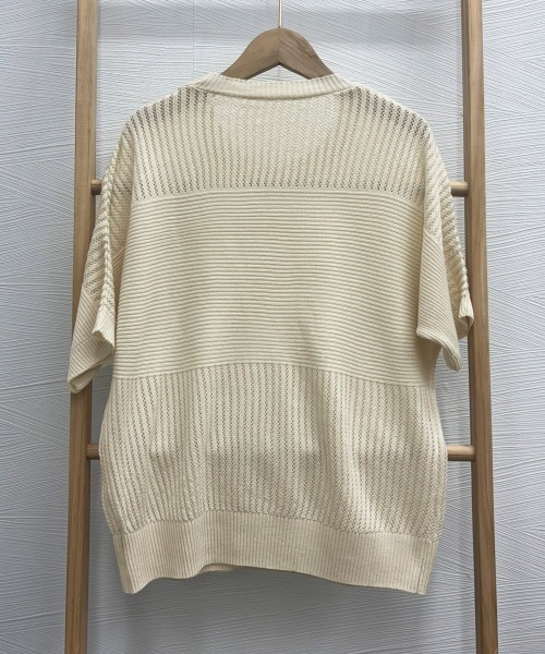 Miniministore（ミニミニストア）の「ニットトップス きれいめ 体型カバー大人（ニット/セーター・レディース・ブラック/ピンク/ミント/ベージュ・FREE）」の18枚目の写真