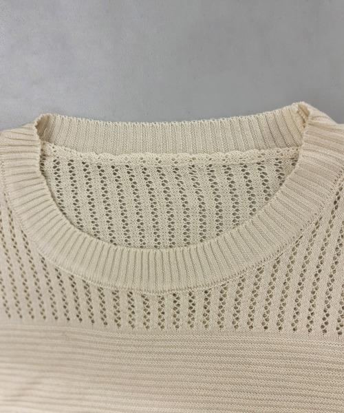 Miniministore（ミニミニストア）の「ニットトップス きれいめ 体型カバー大人（ニット/セーター・レディース・ブラック/ピンク/ミント/ベージュ・FREE）」の19枚目の写真