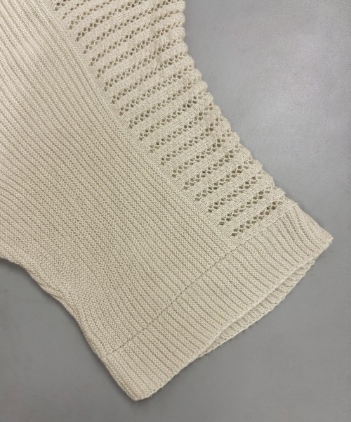 Miniministore（ミニミニストア）の「ニットトップス きれいめ 体型カバー大人（ニット/セーター・レディース・ブラック/ピンク/ミント/ベージュ・FREE）」の20枚目の写真