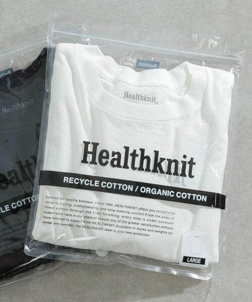 Healthknit（ヘルスニット）の「Healthknit　Made In Japan 1-Pack T-Shirts（Tシャツ/カットソー・メンズ・ホワイト/ブラック・SMALL/MEDIUM/LARGE）」の2枚目の写真