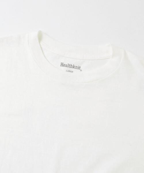 Healthknit（ヘルスニット）の「Healthknit　Made In Japan 1-Pack T-Shirts（Tシャツ/カットソー・メンズ・ホワイト/ブラック・SMALL/MEDIUM/LARGE）」の10枚目の写真