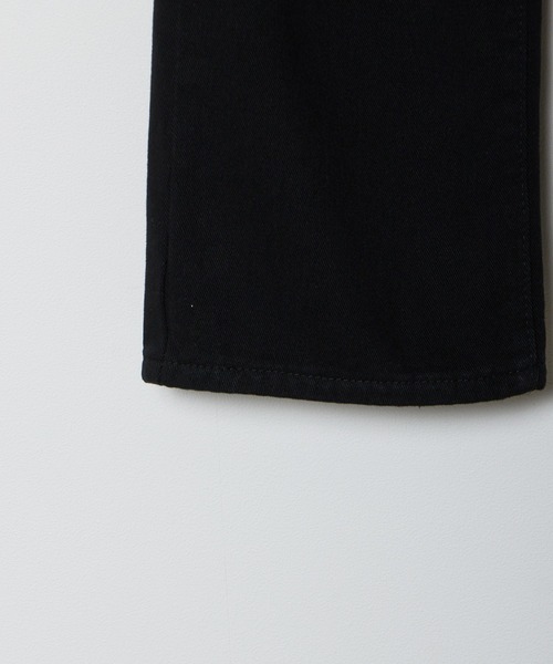 Chick（チック）の「Cut Out Straight Denim Pants / カットアウトストレートデニムパンツ（デニムパンツ・レディース・ブラック/ブルー・S/M/L）」の9枚目の写真