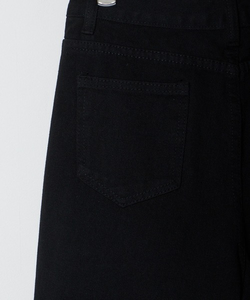 Chick（チック）の「Cut Out Straight Denim Pants / カットアウトストレートデニムパンツ（デニムパンツ・レディース・ブラック/ブルー・S/M/L）」の11枚目の写真