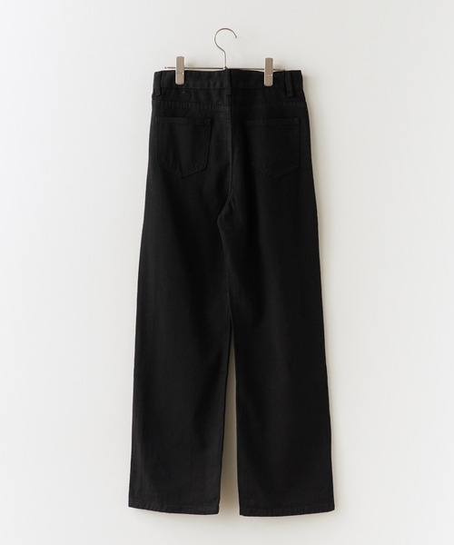 Chick（チック）の「Cut Out Straight Denim Pants / カットアウトストレートデニムパンツ（デニムパンツ・レディース・ブラック/ブルー・S/M/L）」の20枚目の写真