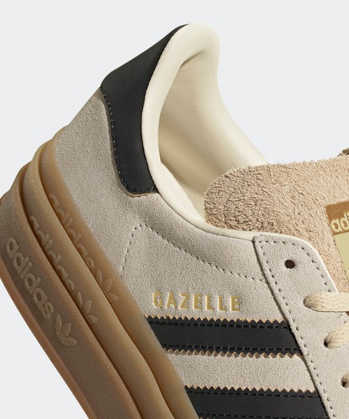 adidas(アディダス)の「adidas/アディダス GAZELLE BOLD W スニーカー(スニーカー・メンズ・グレー×ホワイト/ベージュ/クリーム/ピンク/ブラック・25/24.5/24/23.5/23/26/26.5/27/27.5/28)」の18枚目の写真