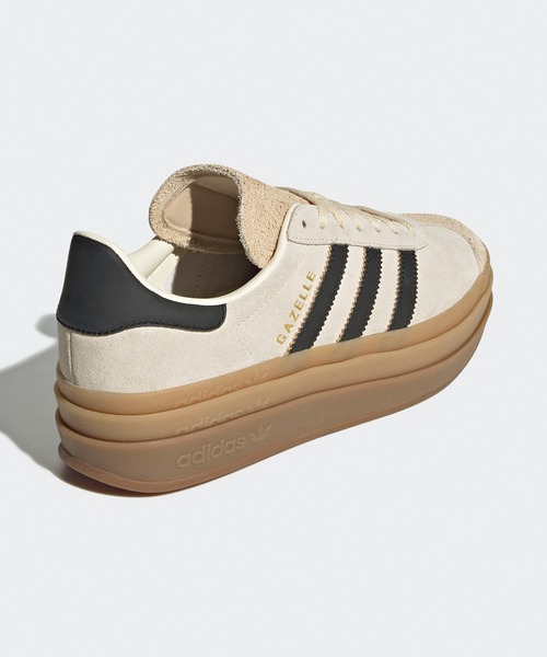 adidas(アディダス)の「adidas/アディダス GAZELLE BOLD W スニーカー(スニーカー・メンズ・グレー×ホワイト/ベージュ/クリーム/ピンク/ブラック・25/24.5/24/23.5/23/26/26.5/27/27.5/28)」の20枚目の写真