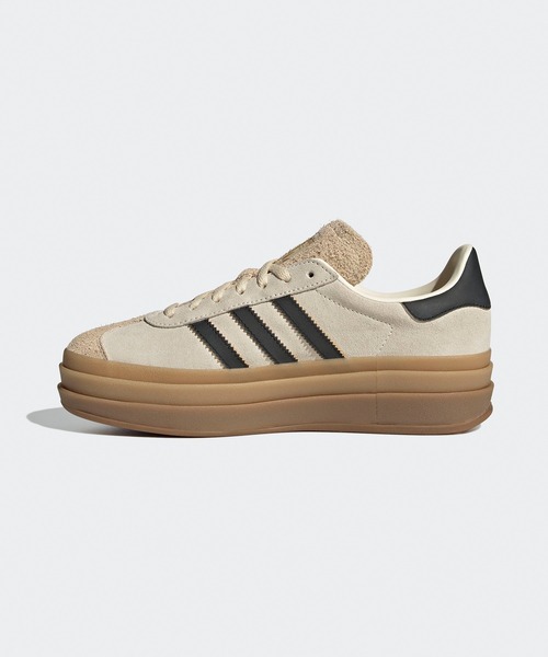 adidas(アディダス)の「adidas/アディダス GAZELLE BOLD W スニーカー(スニーカー・メンズ・グレー×ホワイト/ベージュ/クリーム/ピンク/ブラック・25/24.5/24/23.5/23/26/26.5/27/27.5/28)」の16枚目の写真