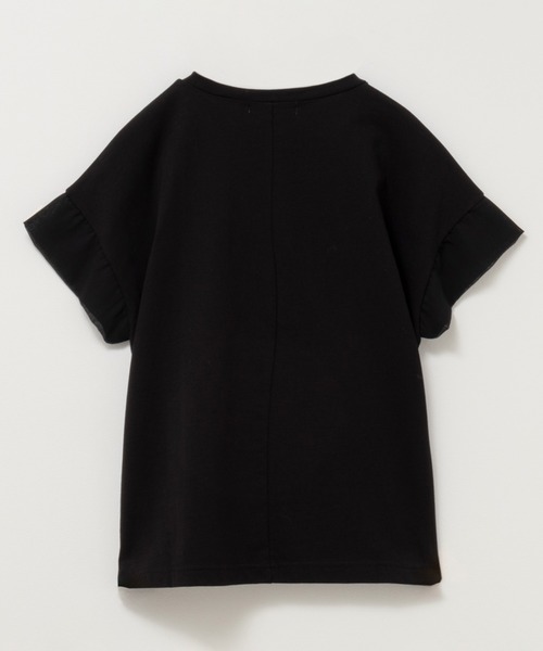 HusHusH(ハッシュアッシュ)の「HusHusH ハッシュアッシュ シルケット 袖切り替え Tシャツ(Tシャツ/カットソー・レディース・ホワイト/ベージュ/ブラック・M/L)」の11枚目の写真
