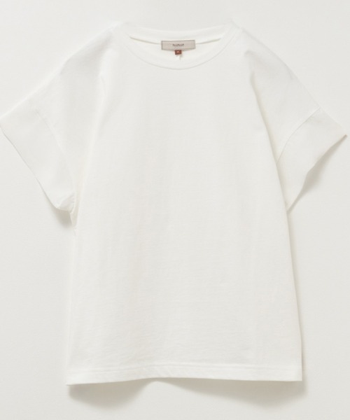 HusHusH(ハッシュアッシュ)の「HusHusH ハッシュアッシュ シルケット 袖切り替え Tシャツ(Tシャツ/カットソー・レディース・ホワイト/ベージュ/ブラック・M/L)」の21枚目の写真