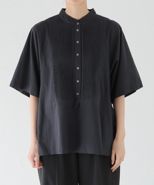 FRAMeWORK（フレームワーク）の「OUT OF FRAMe Khadi pintuck シャツ（シャツ/ブラウス・レディース・スミクロ/ホワイト・FREE）」の20枚目の写真