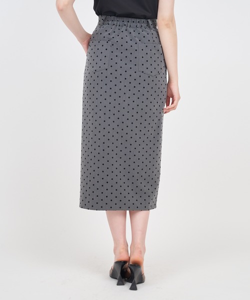 ROYAL PARTY（ロイヤルパーティー）の「スリットファスナードットタイトスカート（スカート・レディース・グレー/ブラック/その他1・FREE）」の18枚目の写真