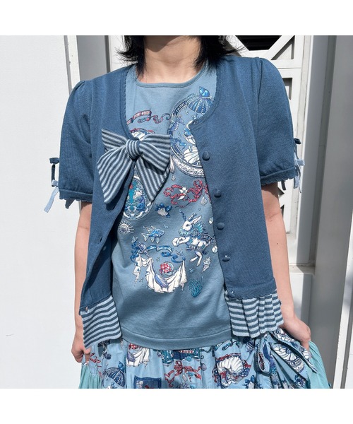 ピンクハウス　カットソー　ワンダー•ザ•シー プリント　Tシャツ セール】ワンダー・ザ・シープリントカットソー（Tシャツ